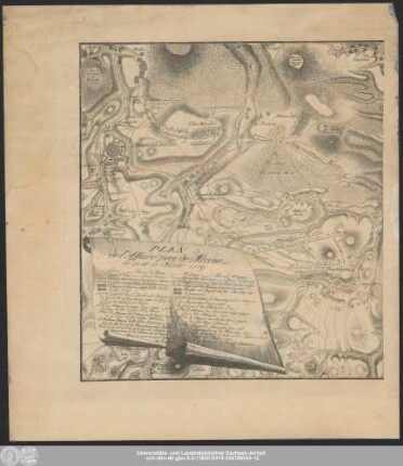 Plan de l'Affaire pres de Maxen le 20. et 21 Novbr. 1759