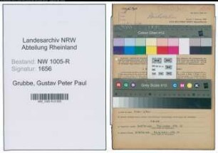 Entnazifizierung Gustav Peter Paul Grubbe , geb. 30.06.1891 (Lokfuehrer)