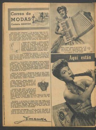 Correo de modas contesta Amanda