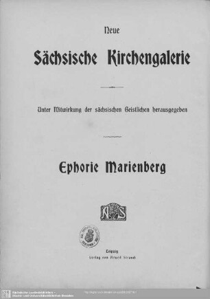 Marienberg: Die Ephorie Marienberg