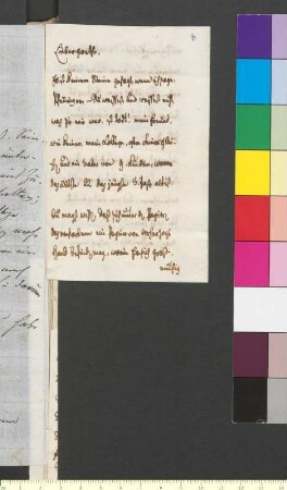 Brief von Lavater, Johann Kaspar an Goethe, Johann Wolfgang von