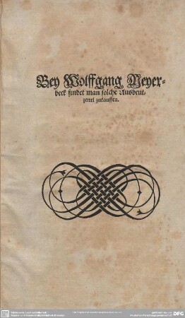 Werbung: Bey Wolfgang Meyerbeck findet man solche Ausbeutzettel zukaufen.