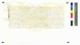Urban Lanngenbach von der Hard, der wegen wohlverschuldeter Sachen von der Stadt Rottweil inhaftiert und auf Bitten seiner Fürsprecher wieder freigelassen wurde, schwört Urfehde.