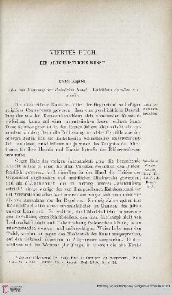 Viertes Buch: Die altchristliche Kunst