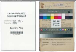 Entnazifizierung Alex Lanvers , geb. 28.11.1890 (Angestellter)