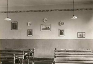 Meißen. 2. Volksschule. Wandschmuck im Klassenzimmer "Die deutsche Kriegsmarine"