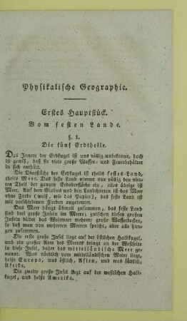 Physikalische Geographie