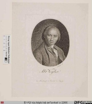 Bildnis Georg Joseph Vogler, gen. Abt Vogler