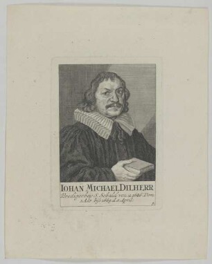 Bildnis des Iohann Michael Dilherr