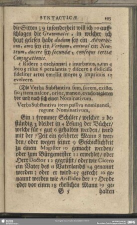 [Verba substantiva sum, forem, it. passiva]
