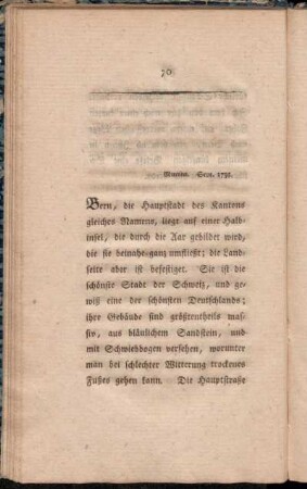 Murten. Sept. 1795.