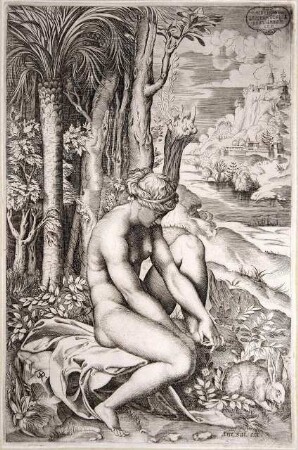 Venus zieht sich einen Rosendorn aus dem Fuß („La Venere Spinaria“)