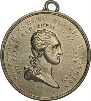 König Friedrich August I. - 50-jähriges Regierungsjubiläum