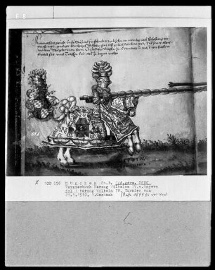Turnierbuch Herzog Wilhelms 4. — Turnier vom 21. Januar 1510, Folio 1-2