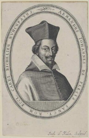 Bildnis des Armandus Iohannes de Plecis