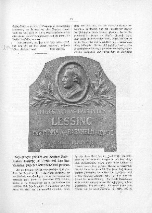 Lessing-Gedenktafel