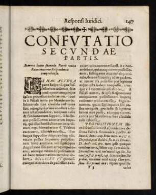 147-165, Confutatio secundae Partis.