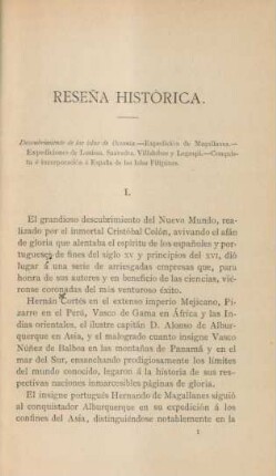Resena histórica