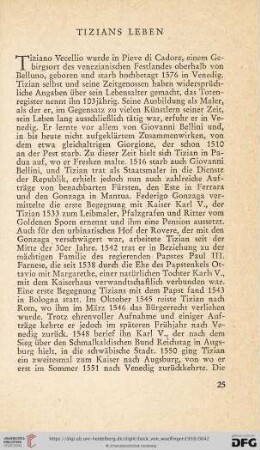 Tizians Leben