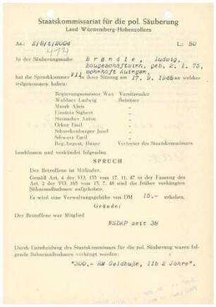 Brändle, Ludwig