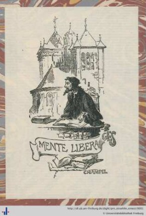 Exlibris (Aus: UB Freiburg, PO 76/13).