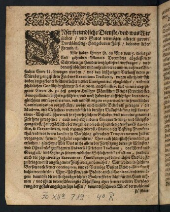 1v-4v, Copia derjenigen Antwort, ...