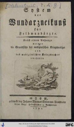 System der Wundarzneikunst für Feldwundärzte