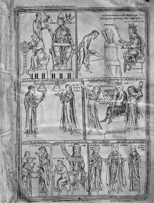 Sammelhandschrift (teilweise Kopie eines Glossars aus Prüfening) — De Musica, Folio 5verso