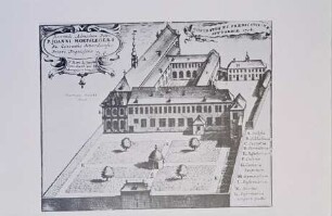 Das Dominikanerkloster in Sittard im Jahre 1718; Aus: Bern. de Jonghe, Belgium Dominicanum, Bruxelles, 1719