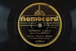 Tannhäuser : "Lied an den Abendstern" / (R. Wagner)