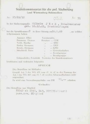 Jäck, Wilhelm