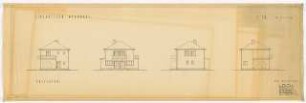 Einfamilienhaus: 4 Ansichten 1:100 L. 18