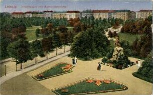 Leipzig: Johannapark mit Bismarckdenkmal