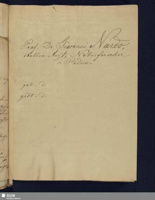 Nr. 97. Nardo, Giovanni Domenico
