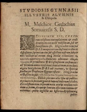 Studiosis Gymnasii Illustris Alumnis & Discipulis ...