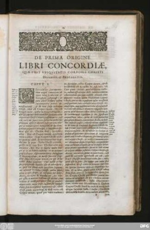 De Prima Origine Libri Concordiae, Quae Fuit Ubiqutatis Corporis Christi Defensio & Propagatio.