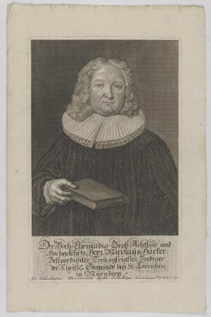 Bildnis des Nicolaus Häcker