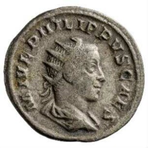 Münze, Antoninian, 244 - 246 n. Chr.