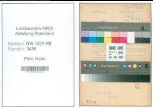 Entnazifizierung Hans Pohl , geb. 31.12.1907 (Justizinspektor)