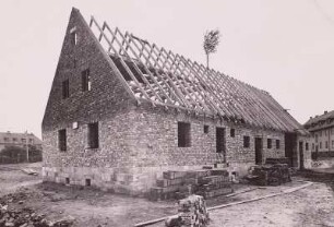 Arnsdorf/Sa., Neubauernhof, Rohbau