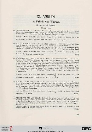 a) Fabrik von Wegely (Nr. 361-368)
