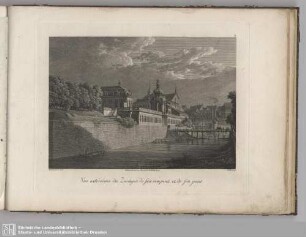 Vue extérieure du Zwinger de son rempart et de son port