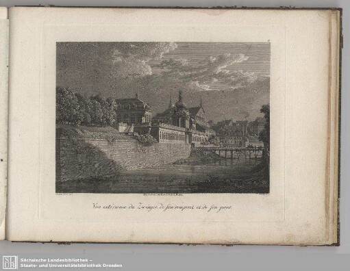 Vue extérieure du Zwinger de son rempart et de son port