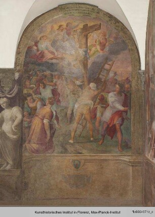 Zyklus mit Martyrien der Apostel und Tugendallegorien : Martyrium des Heiligen Andreas