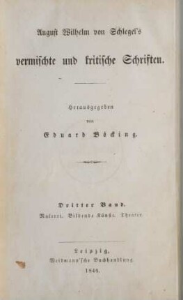 Bd. 9: Malerei, Bildende Künste, Theater