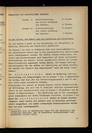 Mündlicher und schriftlicher Ausdruck