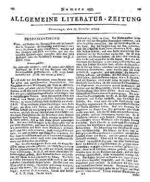 Böttiger, C. A.: Zustand der neuesten Litteratur, der Künste und Wissenschaften in Frankreich in Auszügen und Erläuterungen. Bd. 1. Berlin: Lagarde 1795