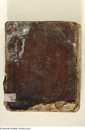 Einband. Rückdeckel