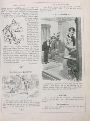 "Ein Jubilaeum" "Der Artist als Liebhaber" "Doppelsinnig"