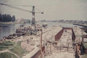 Bau Schleuse Offenbach/Main
